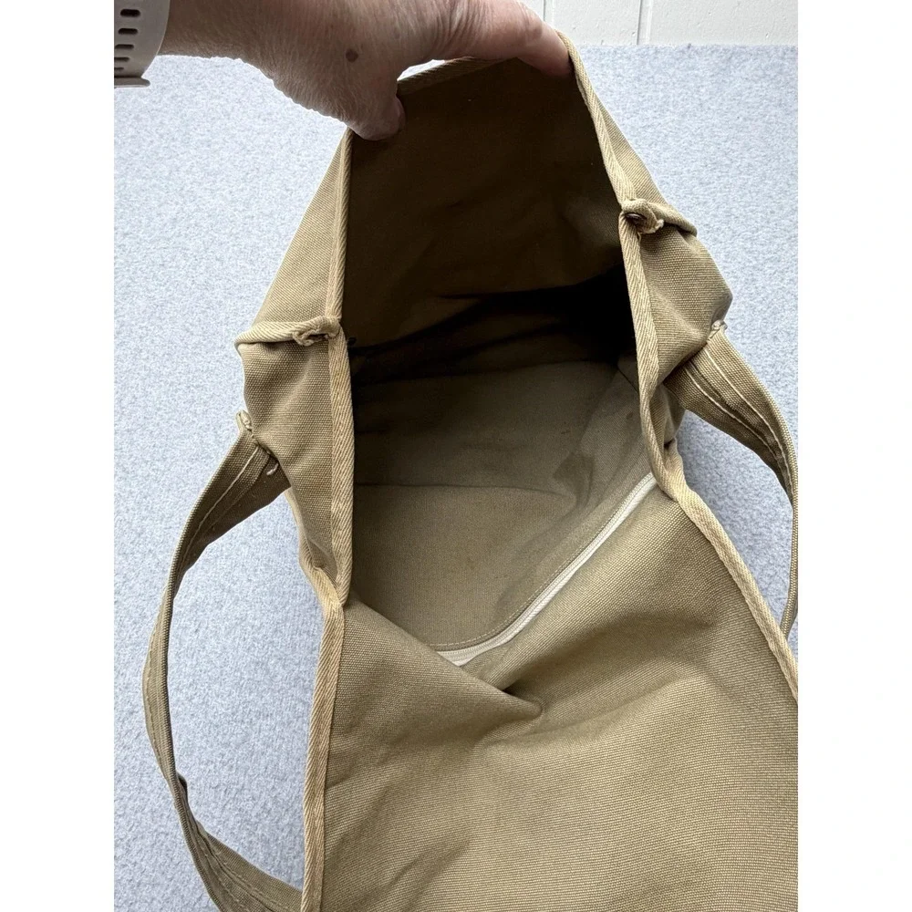 Vintage NBC Sports Wimbledon Bag Messenger‎ One Size Beige Canvas Tennis 1978